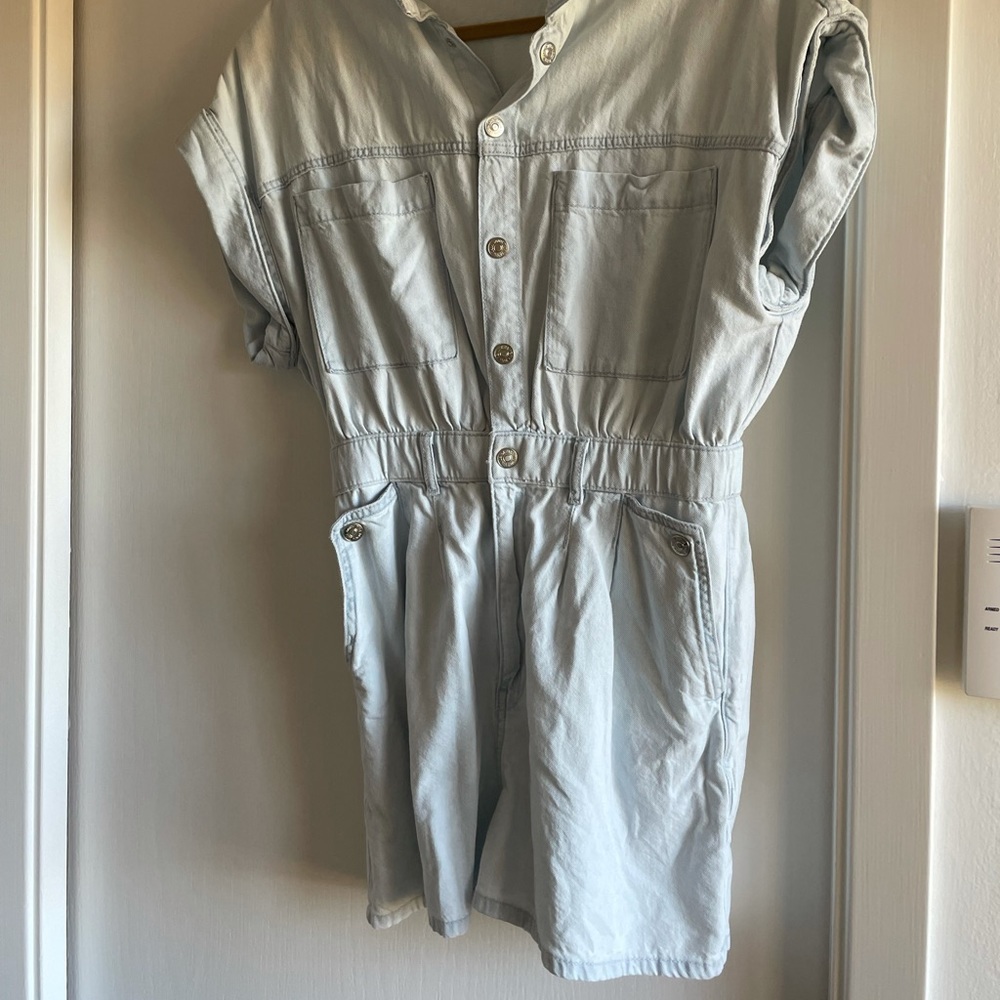 Cute Zara light denim romper